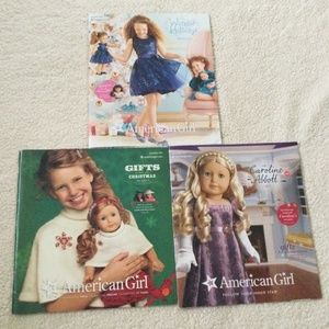 American Girl Catalogs October 2011, November 2012, and October 2014, Christmas